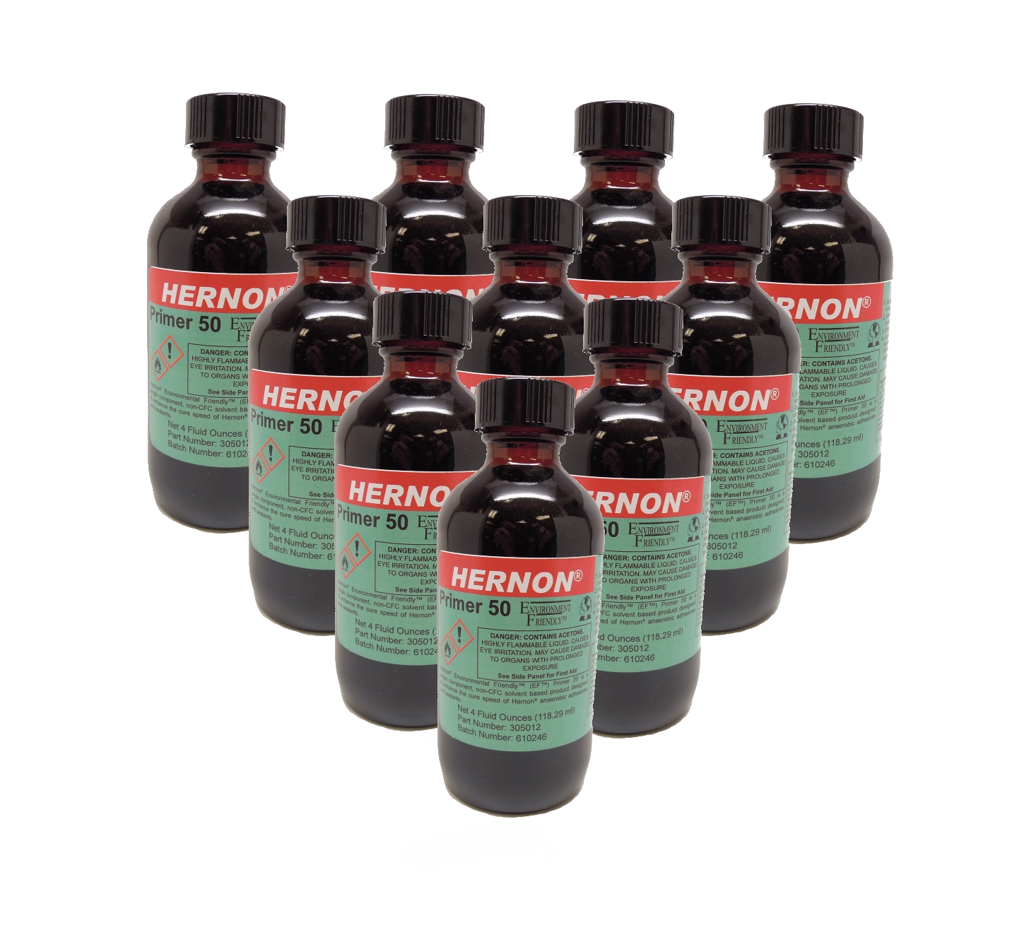 Hernon EF PRIMER 50 410 Adhesive 4 oz. Bottle with pump 10pack